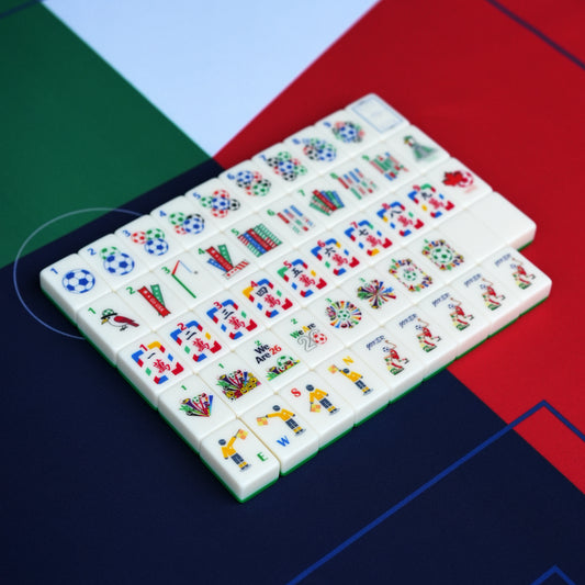 Mahjong Mat,2026 North America Soccer Theme,No Import Duties