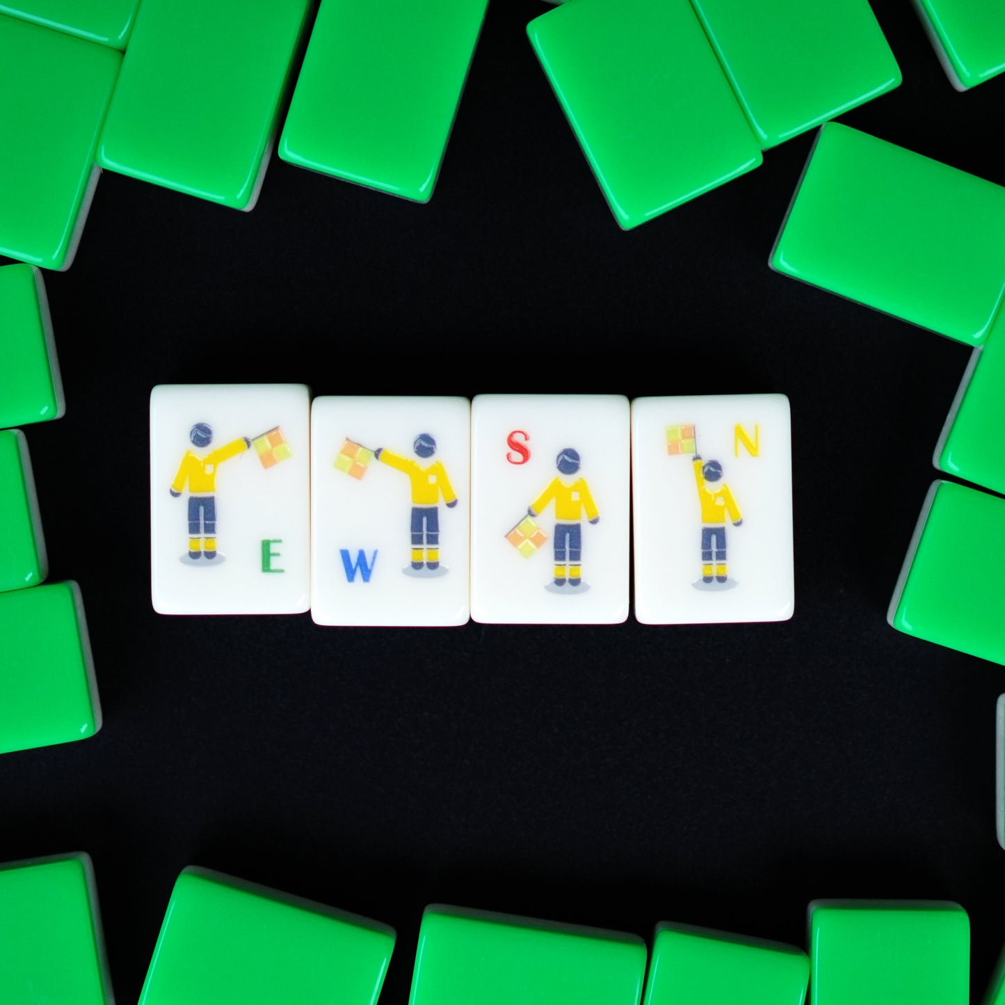 Mahjong Tiles Set,2026 North America Soccer Theme,Sport Redefined in Jade & Ivory