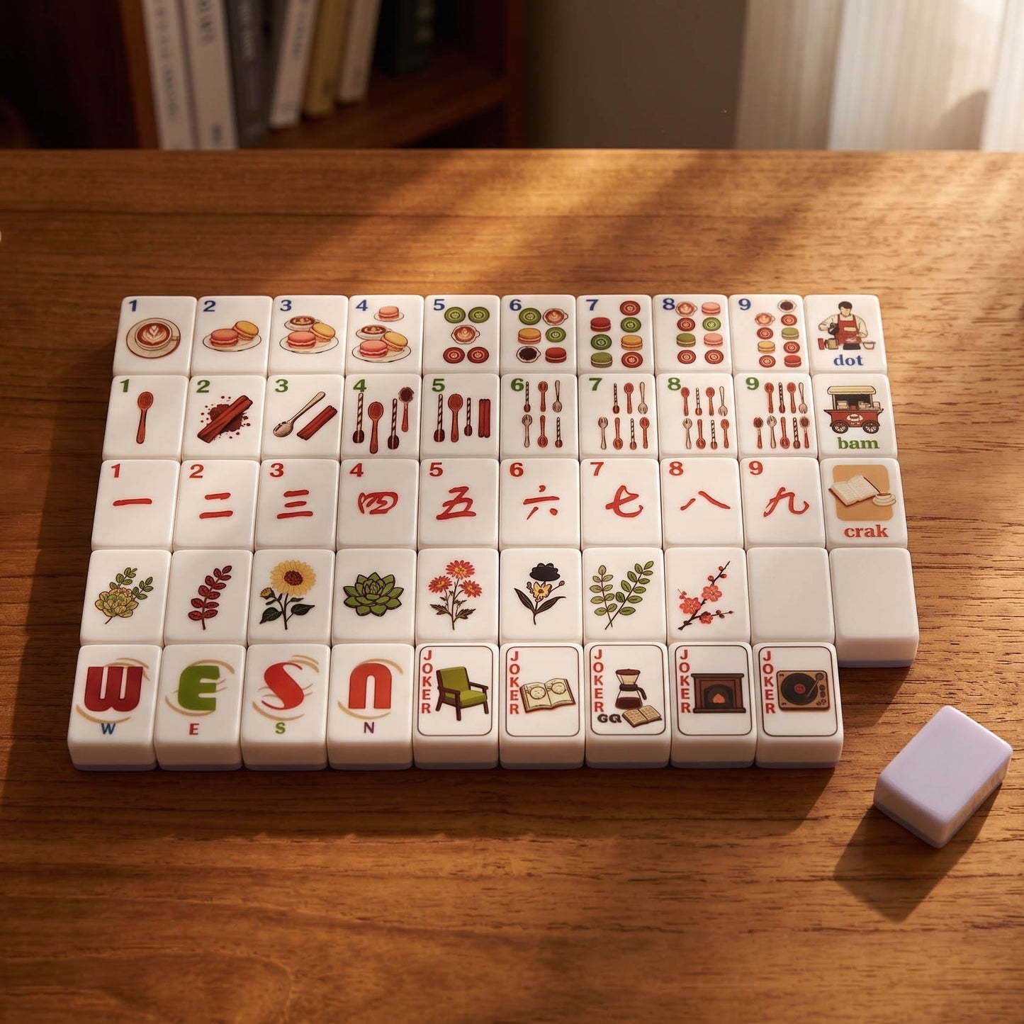 Afternoon Time Mahjong Tiles
