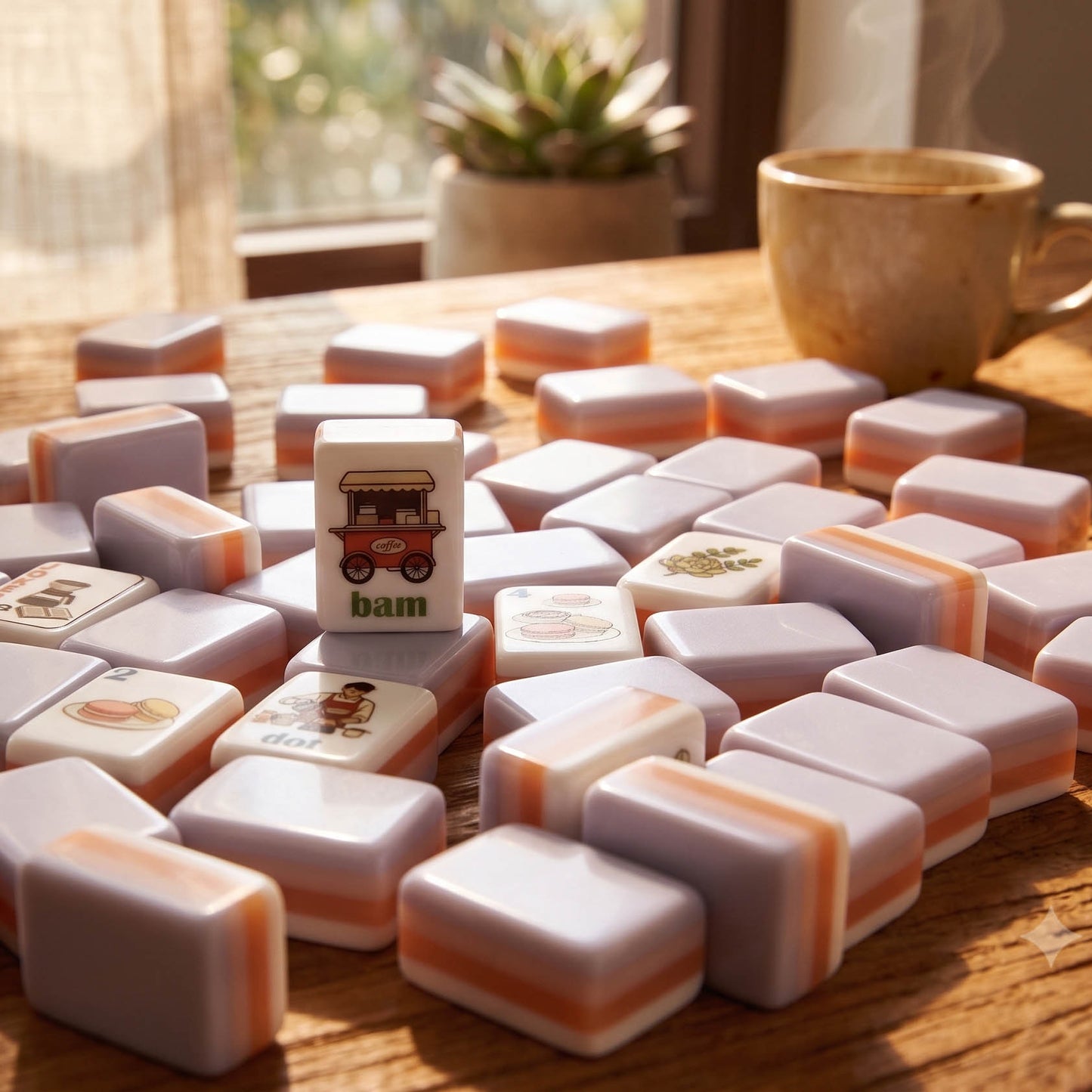 Afternoon Time Mahjong Tiles