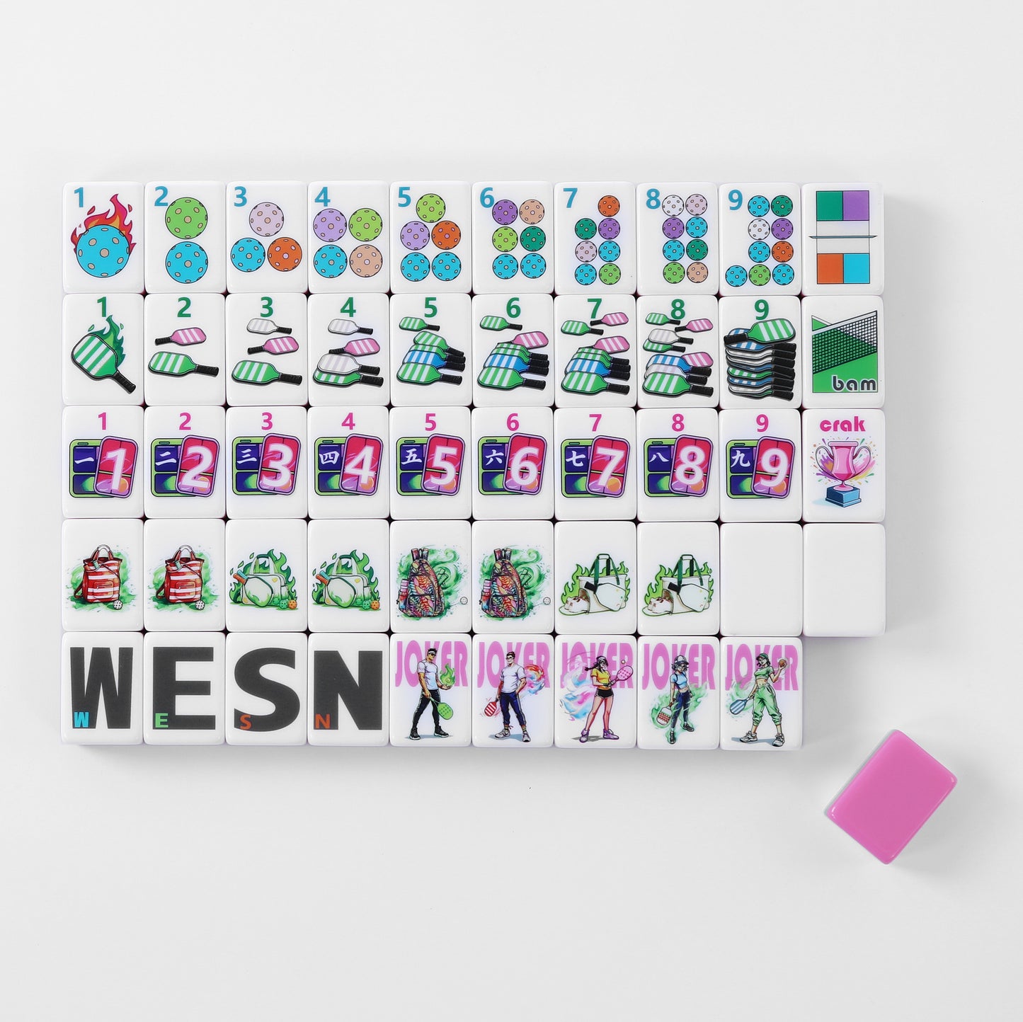 Pickleball Mahjong Set